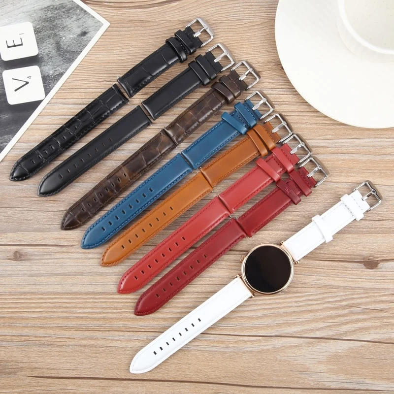 Auffallend Stilvoll Garmin Smartwatch Echtes Leder Universell Armband