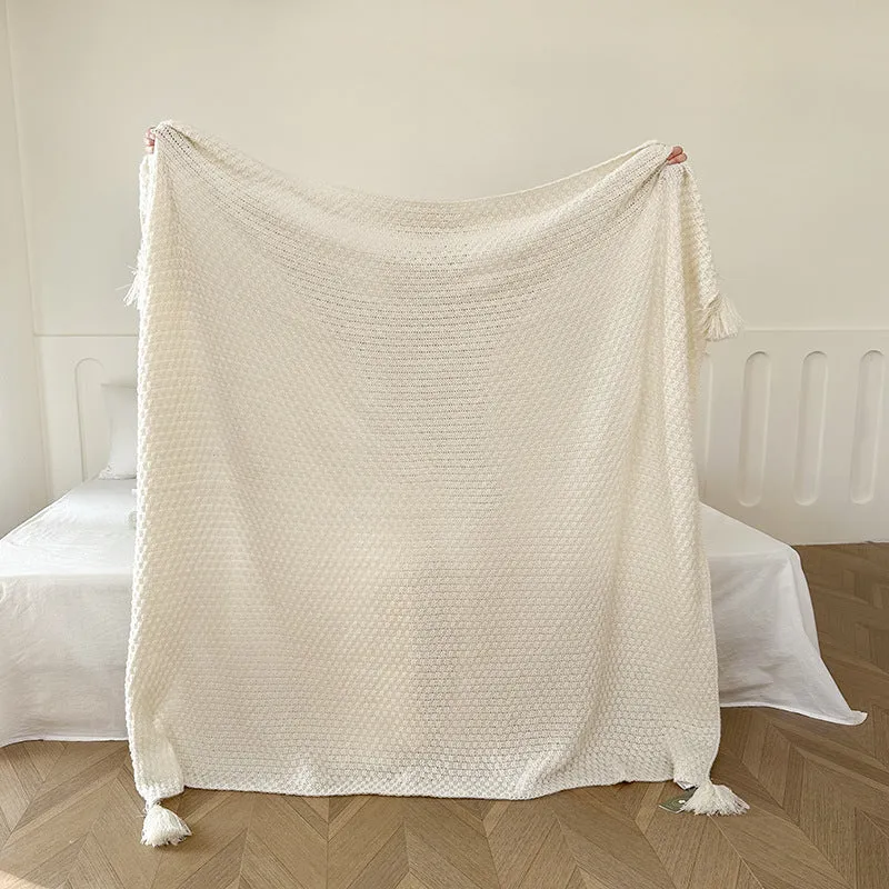 Strukturierte gewebte Wurfdecke