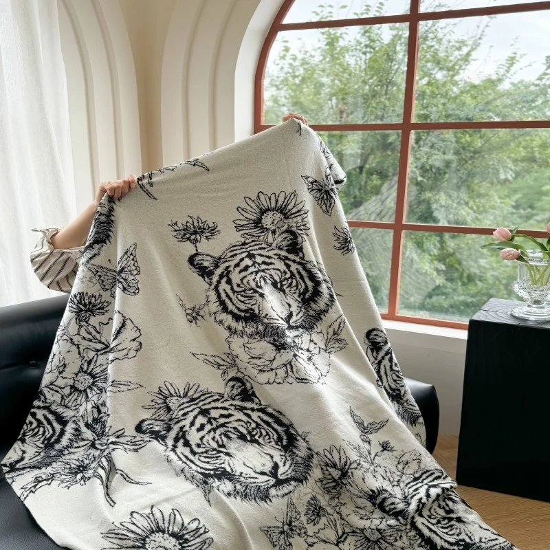 Premium Floral Koala Print Wurfdecke