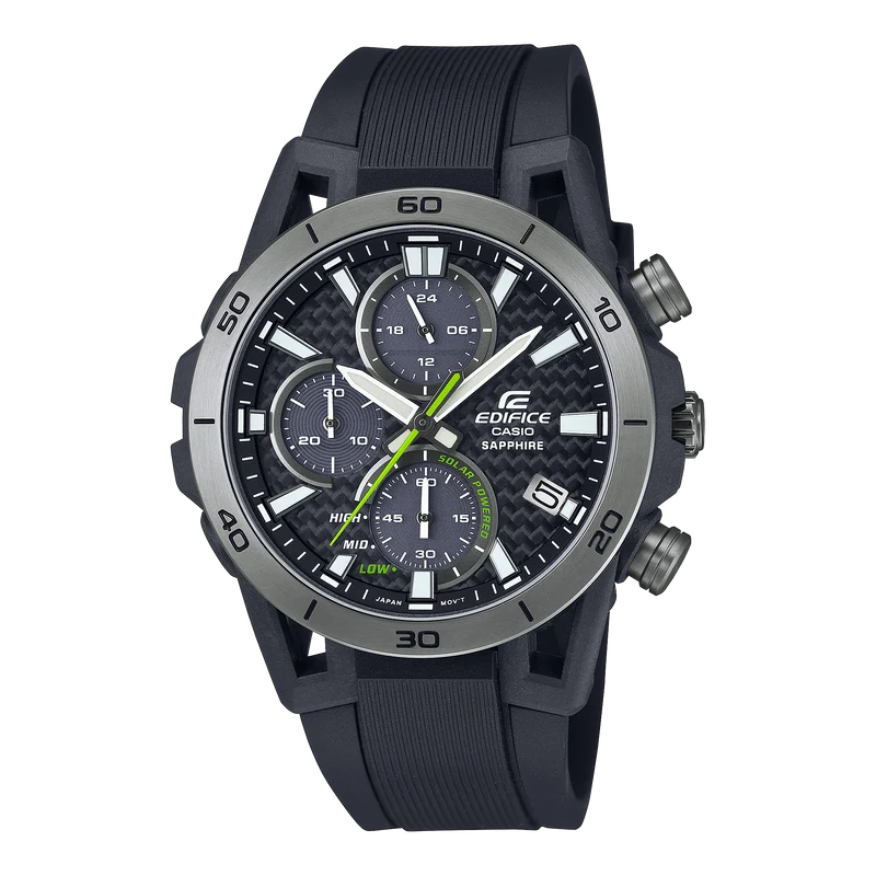 Casio EFS-S640PB-1AVUEF Herrenuhr Edifice • Solar-Chronograph • Karbon-Zifferblatt
