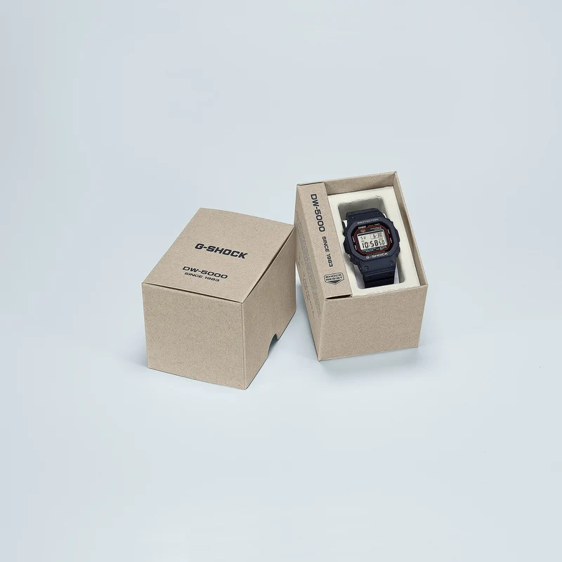 Casio DW-5000R-1AER G-Shock Herrenuhr Schwarz • Digitaler Chronograph • 20 bar wasserdicht