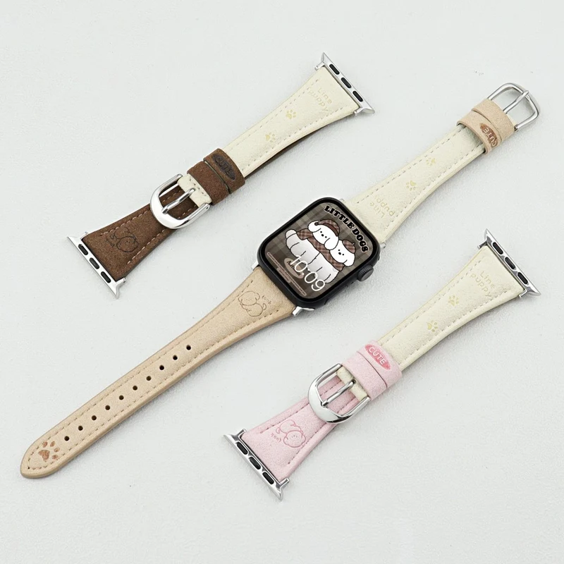 Super Cool Apple Smartwatch Kunstleder Universell Armband