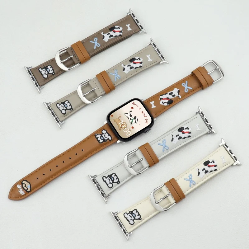 Sehr Angenehm Apple Smartwatch Kunstleder Universell Armband