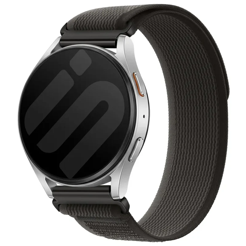 ICE Smart 2.0 Rectangular 1.96 Trail Nylonarmband (Schwarz/Grau)