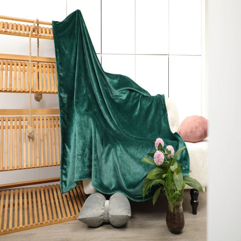 Luxuriöse weiche Mikrofaser-Wurfdecke