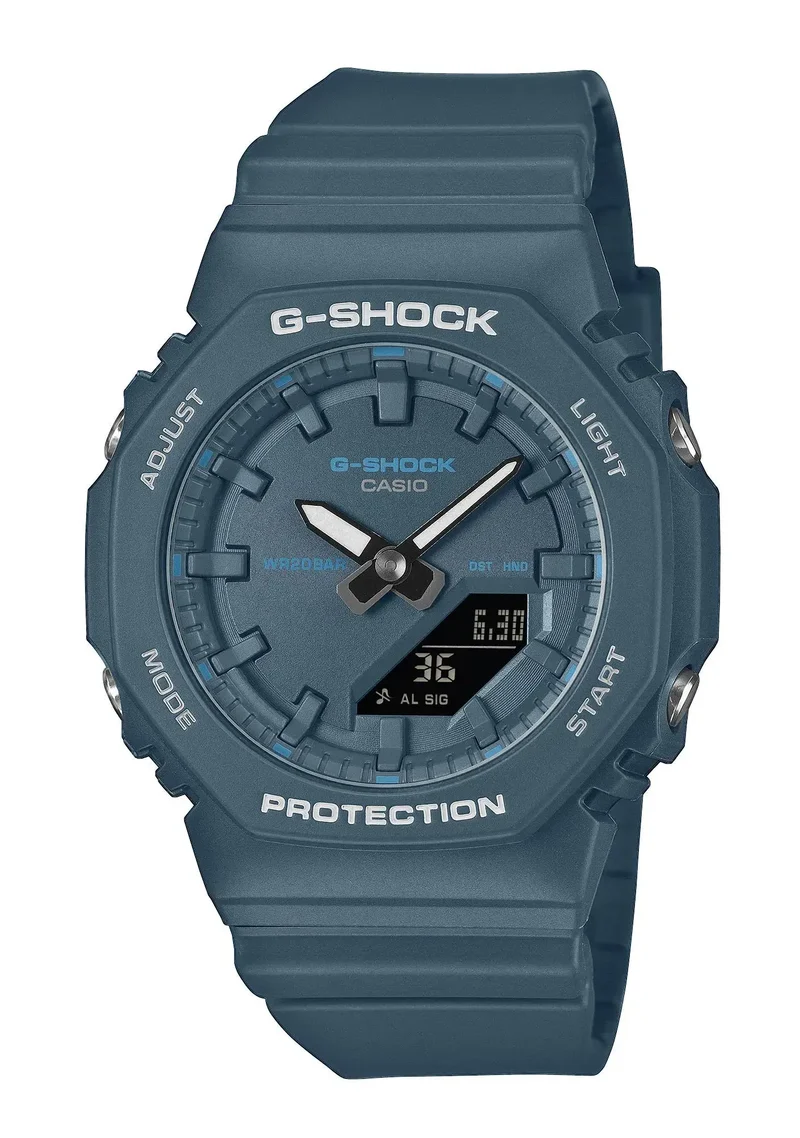 Casio G-SHOCK Classics Armbanduhr Blau P2100BA-2AER • Analog-Digital • 200 m Wasserdicht