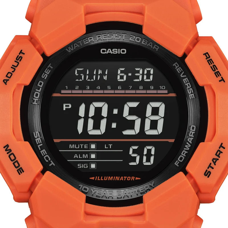 Casio GD-010-4ER Herren G-Shock Classic • Carbon Core Guard • 10 Jahre Batterie