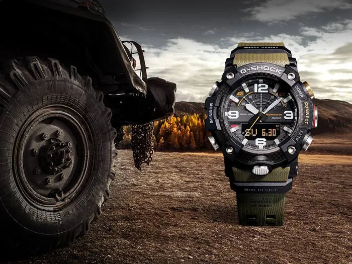 Casio G-Shock Mudmaster GG-B100-1A3ER Herren • Quad-Sensor-Technologie • Carbon Core Guard