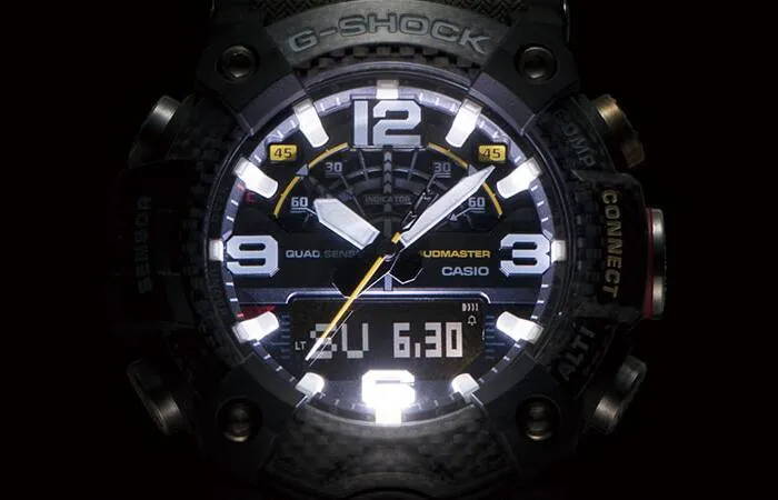 Casio G-Shock Mudmaster GG-B100-1A3ER Herren • Quad-Sensor-Technologie • Carbon Core Guard