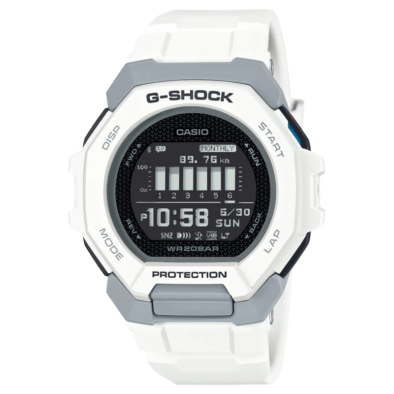 Casio GBD-300-7ER Herrenuhr G-Shock Classic • Bluetooth-Trainingscomputer • Mineralglas