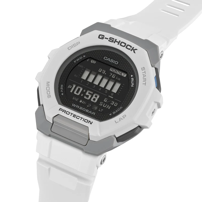 Casio GBD-300-7ER Herrenuhr G-Shock Classic • Bluetooth-Trainingscomputer • Mineralglas