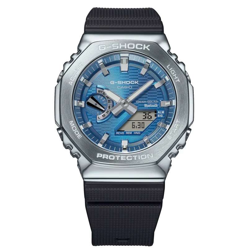 Casio G-Shock GBM-2100A-2BER Herrenuhr • Tough Solar & Bluetooth • Biobasiertes Harz