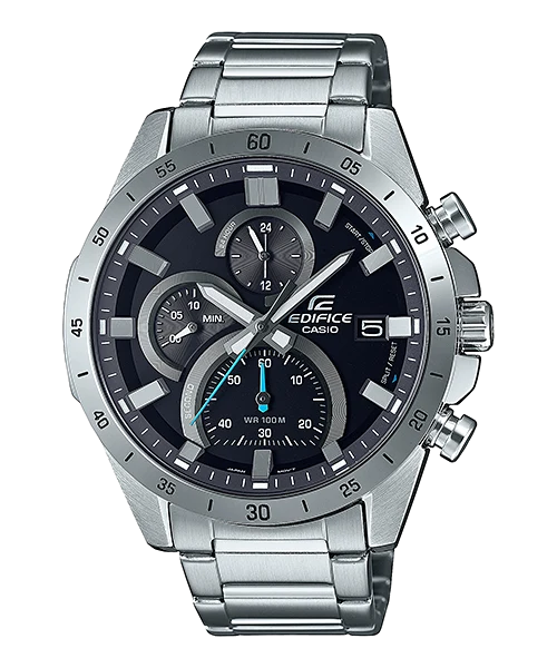 Casio Edifice EFR-571D-1AVUEF Herrenuhr Schwarz • Chronograph • Mineralglas