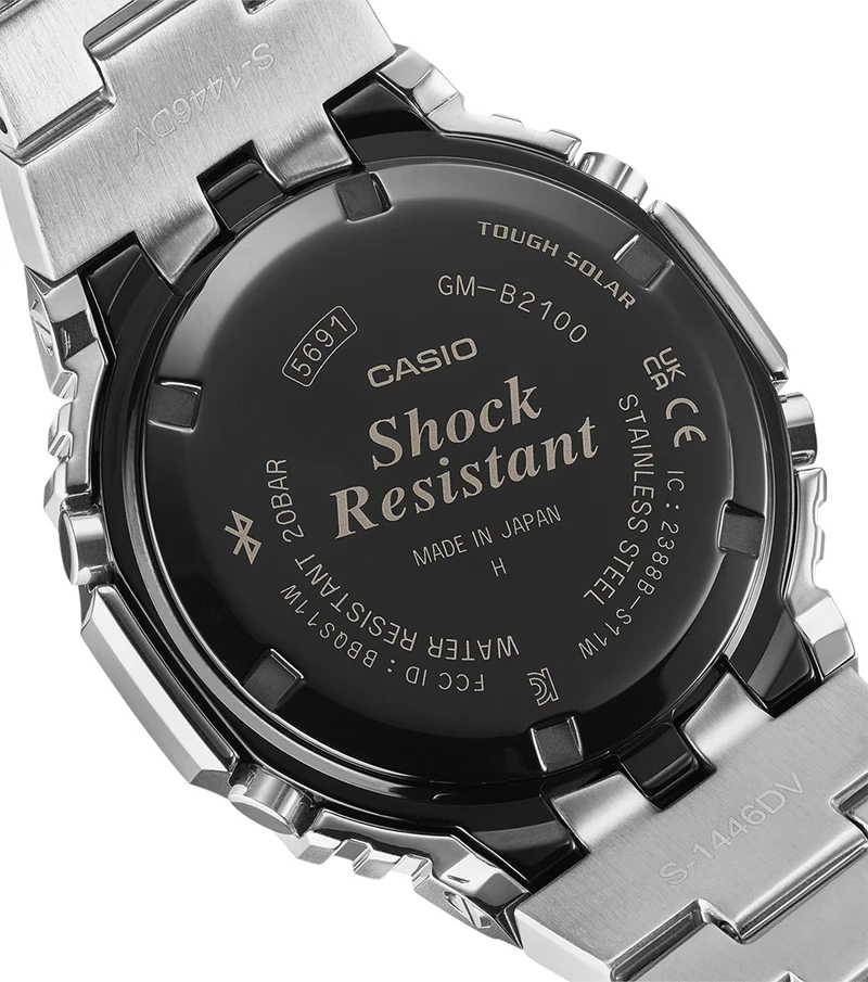 Casio G-SHOCK GMW-B5000GD-4 Herren Armbanduhr Silber/Kupfer • Tough Solar & Bluetooth • Multiband 6 Funkuhr