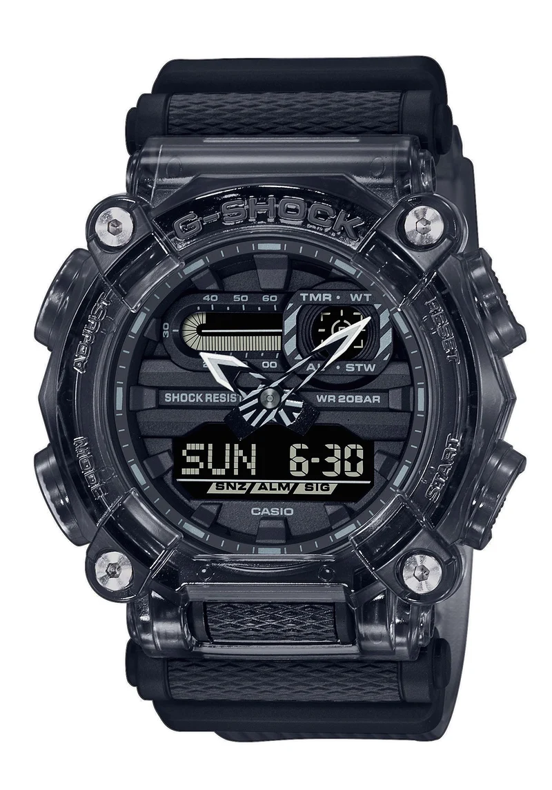 Casio G-Shock GA-900SKE-8AER Herren Armbanduhr Transparent • Skeleton-Design • 20 BAR Wasserdicht