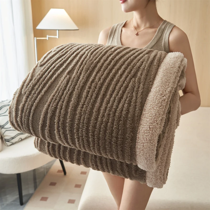 Damen Luxuriöse Weiche Plüsch-Wurfdecke