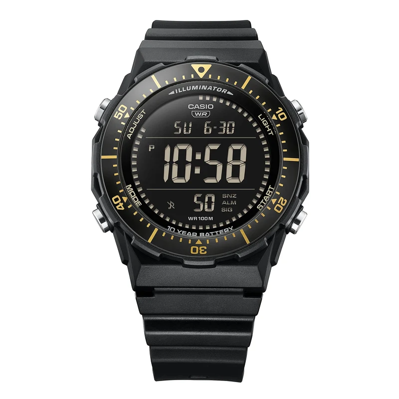 Casio Timeless AE-1700H-1BVEF Armbanduhr Schwarz • 100m Wasserdicht • LED-Beleuchtung
