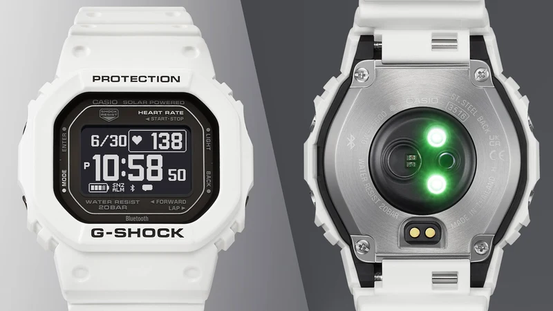 Casio G-Shock DW-H5600-7ER Herrenuhr • Herzfrequenzmesser • Solarantrieb