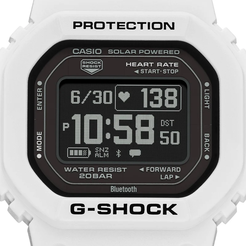 Casio G-Shock DW-H5600-7ER Herrenuhr • Herzfrequenzmesser • Solarantrieb