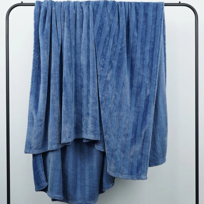 Fleece-Plüsch-Wurfdecke
