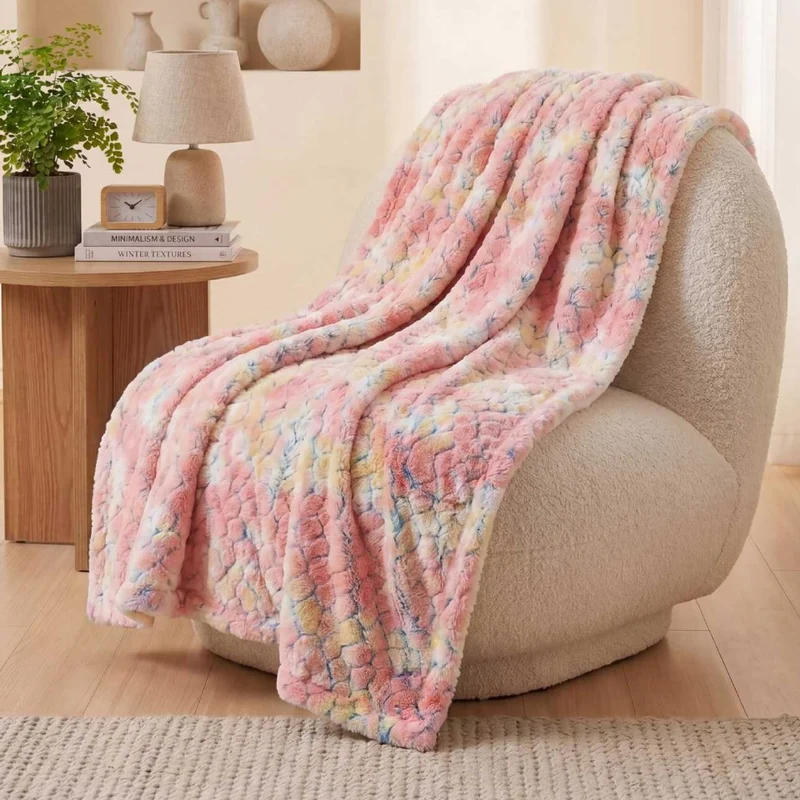 Gemütliche Plüsch-Fleece-Decke