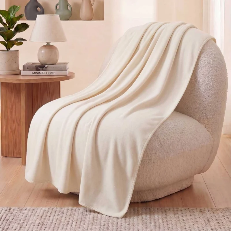 Gemütliche Fleece-Wurfdecke