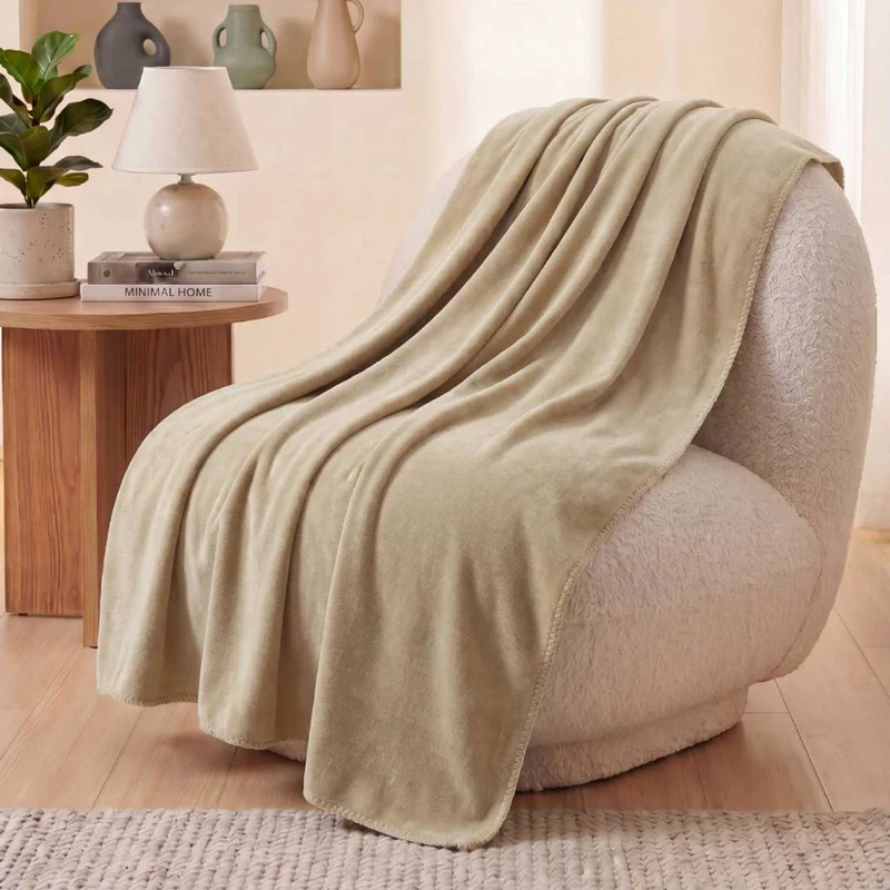 Gemütliche Fleece-Wurfdecke