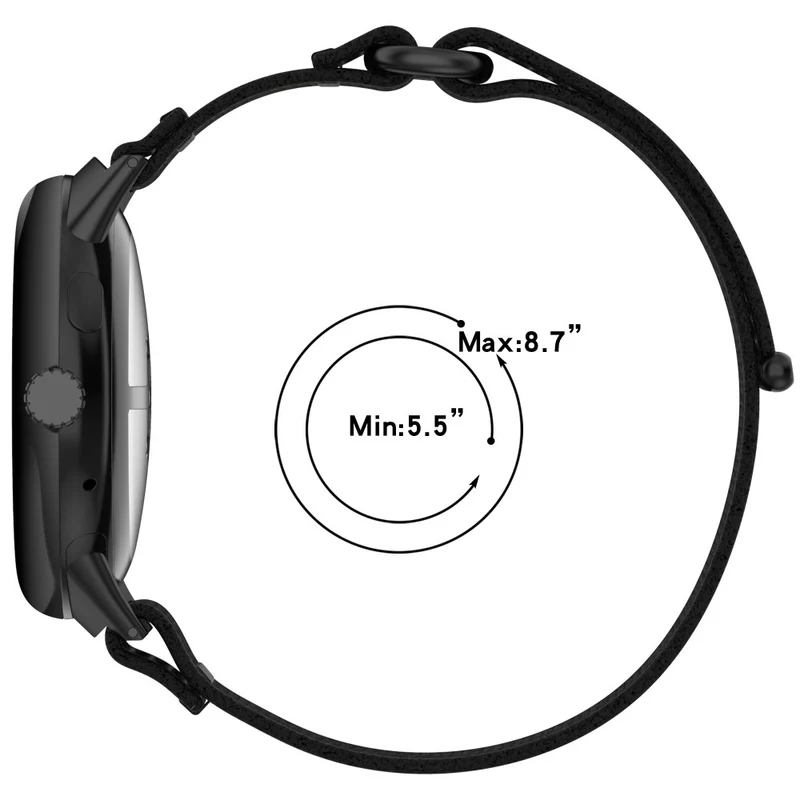 Modisch Google Smartwatch Nylon Universell Armband
