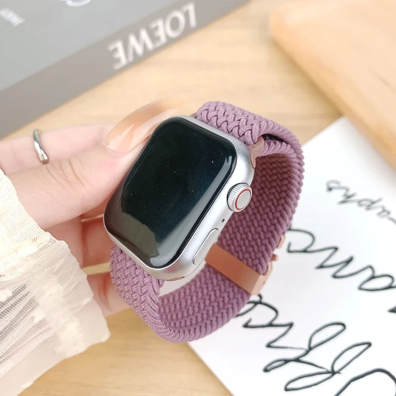 Absolut Modisch Apple Smartwatch Nylon Universell Armband