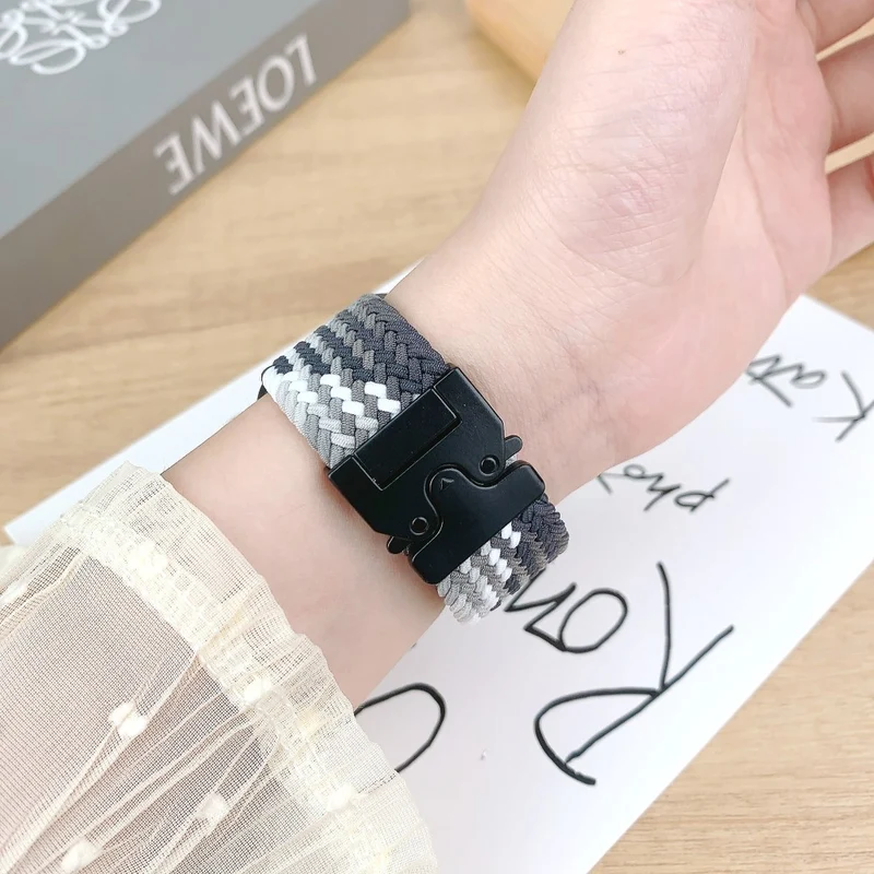 Absolut Modisch Apple Smartwatch Nylon Universell Armband