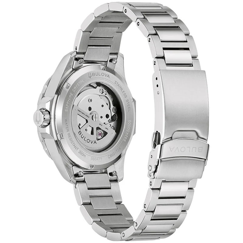 Bulova Marine Star 98B471 Herrenuhr Grün • Automatikwerk • Saphirglas