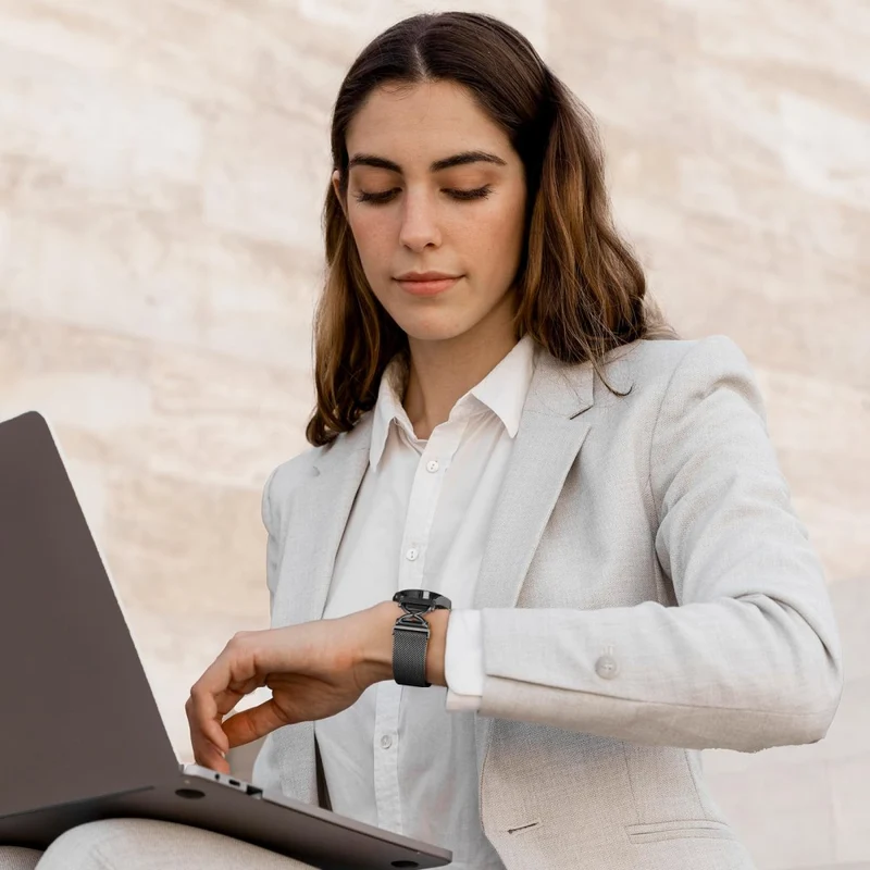 Absolut Angenehm TicWatch 2 Metall Armband
