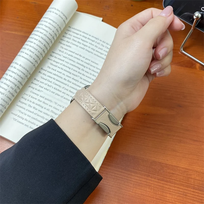 Sehr Haltbar Apple Smartwatch Kunstleder Universell Armband