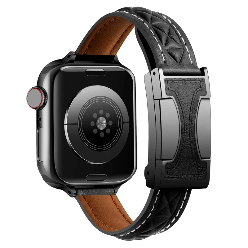Sehr Haltbar Apple Smartwatch Kunstleder Universell Armband