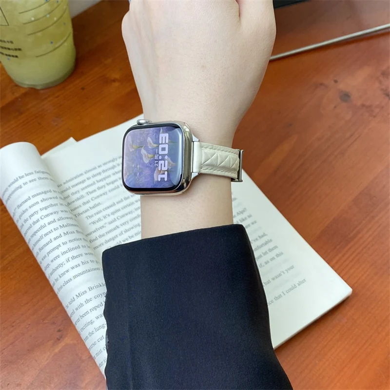 Bemerkenswert Komfortabel Apple Smartwatch Kunstleder Universell Armband