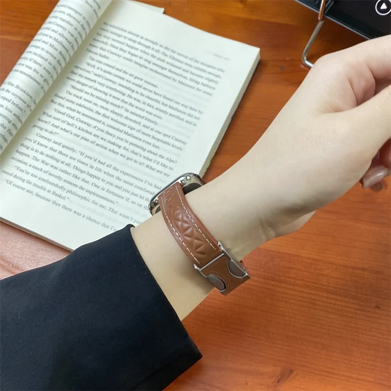 Bemerkenswert Komfortabel Apple Smartwatch Kunstleder Universell Armband