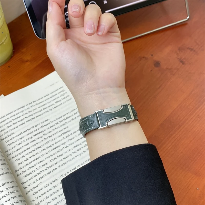 Bemerkenswert Komfortabel Apple Smartwatch Kunstleder Universell Armband