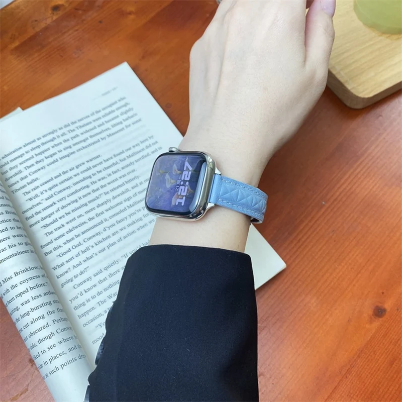 Bemerkenswert Komfortabel Apple Smartwatch Kunstleder Universell Armband
