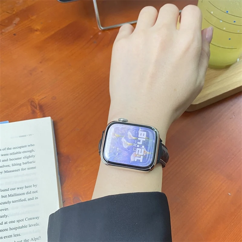 Bemerkenswert Komfortabel Apple Smartwatch Kunstleder Universell Armband