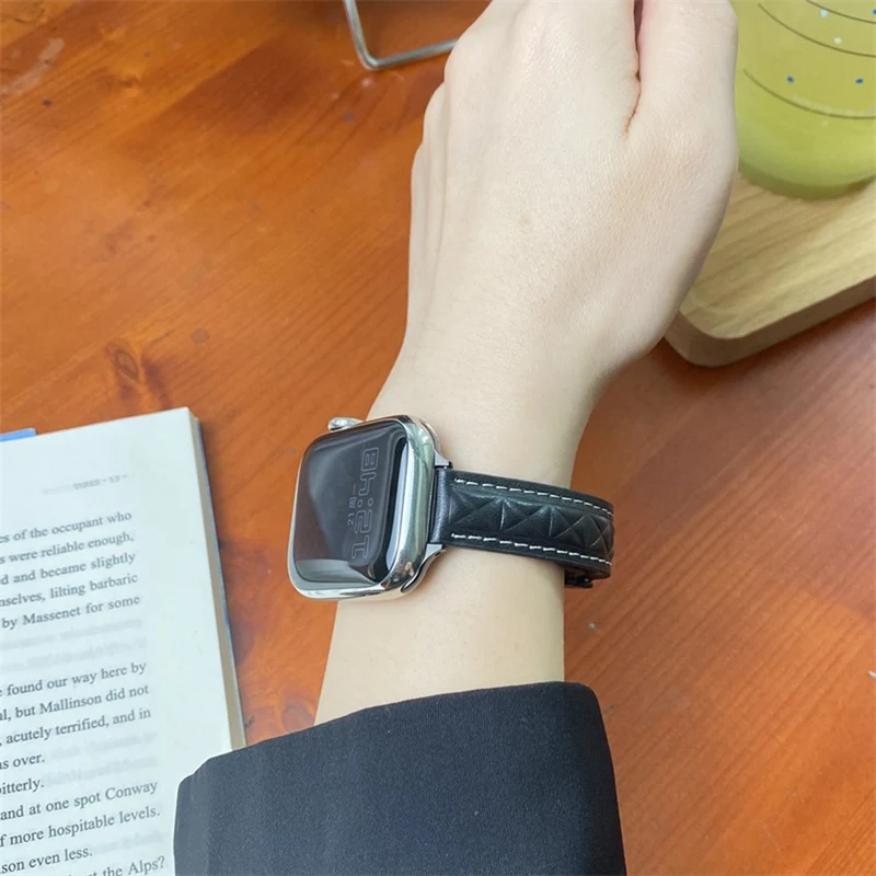 Bemerkenswert Komfortabel Apple Smartwatch Kunstleder Universell Armband