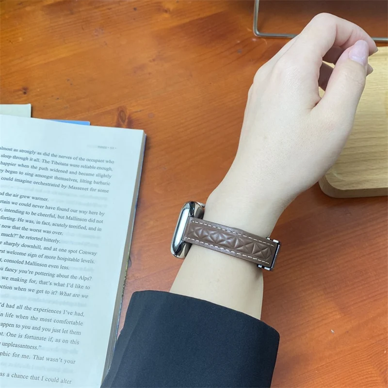 Bemerkenswert Komfortabel Apple Smartwatch Kunstleder Universell Armband