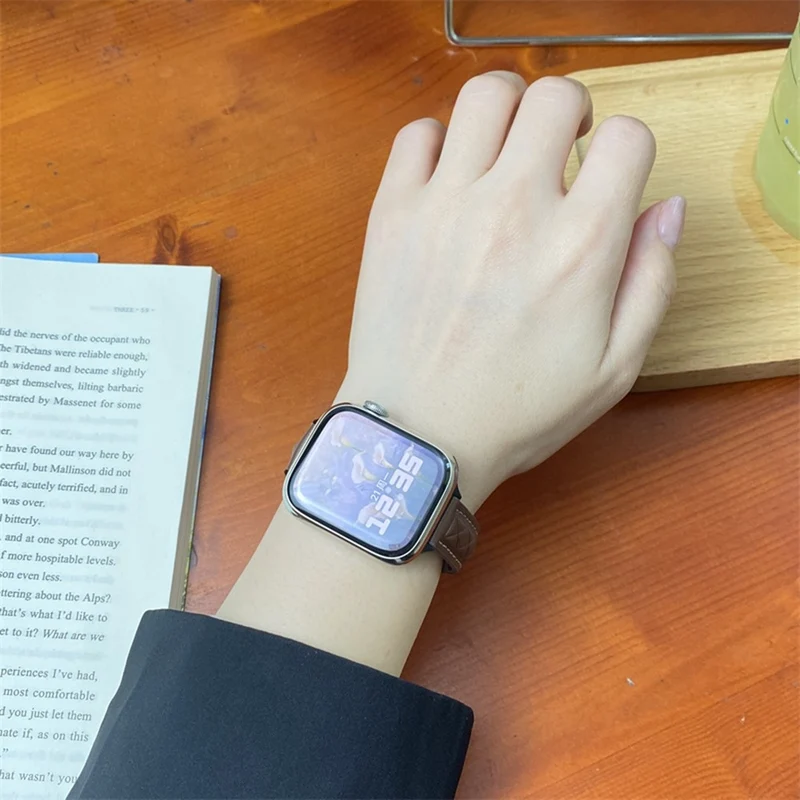 Bemerkenswert Komfortabel Apple Smartwatch Kunstleder Universell Armband