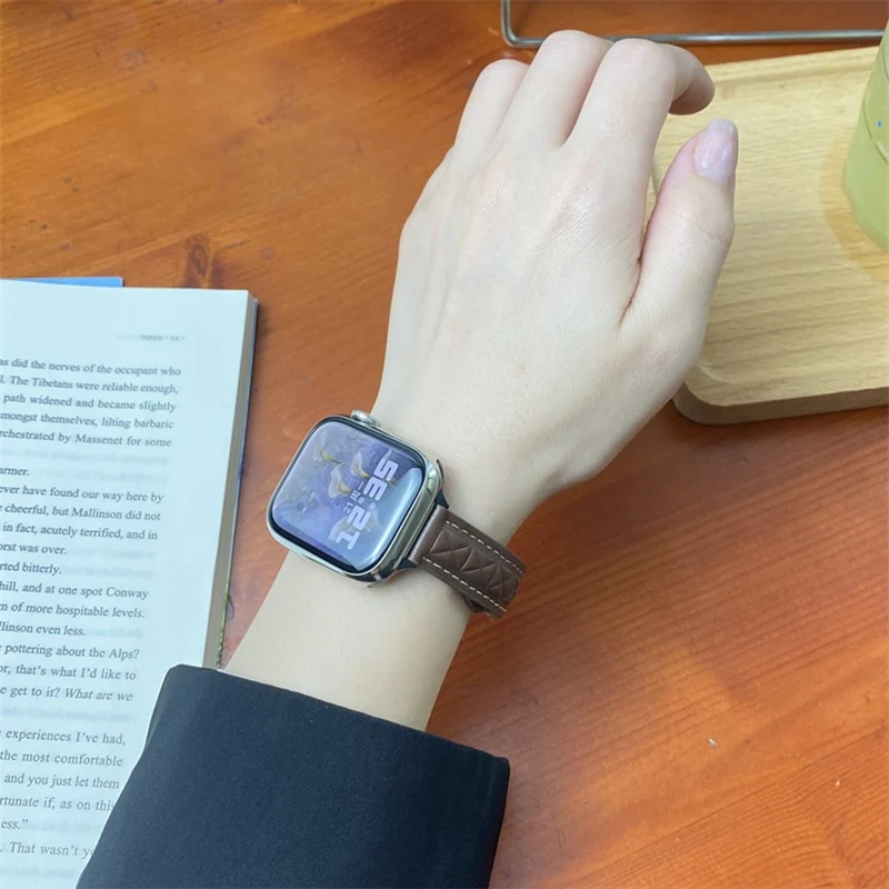 Bemerkenswert Komfortabel Apple Smartwatch Kunstleder Universell Armband