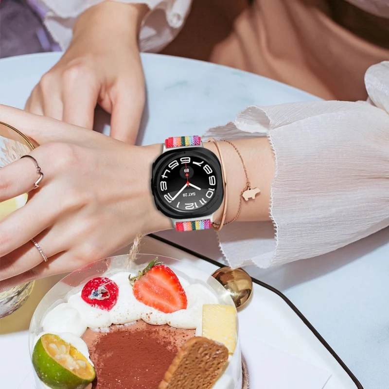Super Modisch Samsung Galaxy Watch Ultra 47mm Nylon Armband