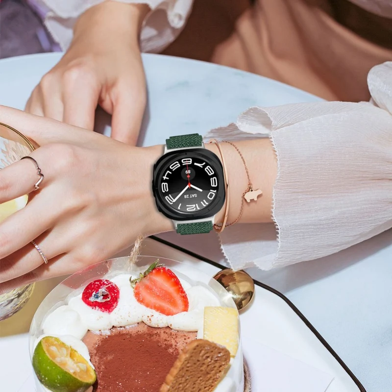 Super Modisch Samsung Galaxy Watch Ultra 47mm Nylon Armband