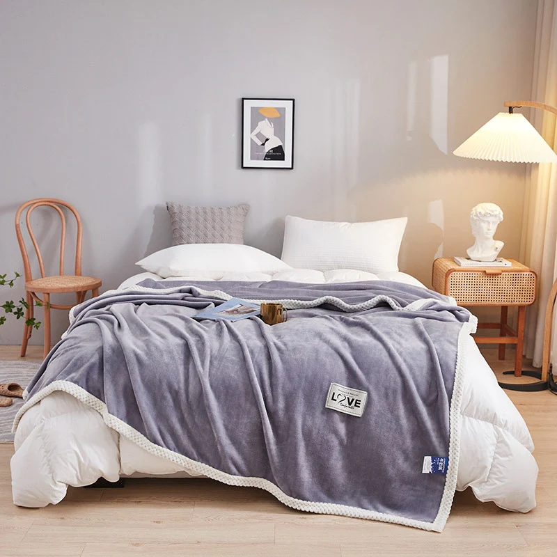 Oversized Samt Wurfdecke