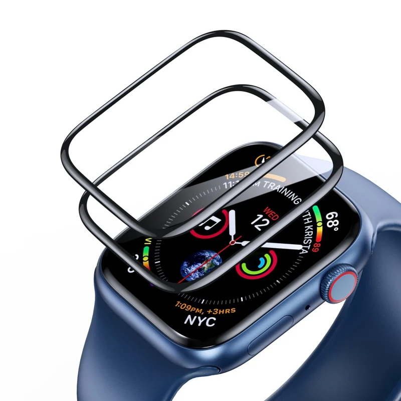 2stück Apple Watch Series 10 46mm Silikon Displayschutz