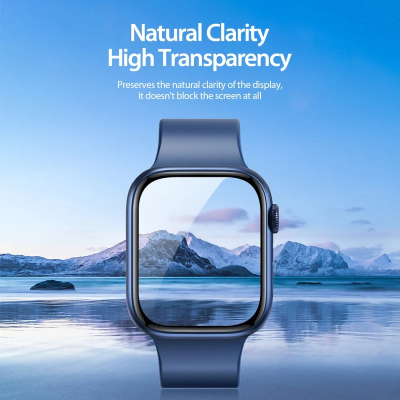 2stück Apple Watch Series 10 46mm Silikon Displayschutz