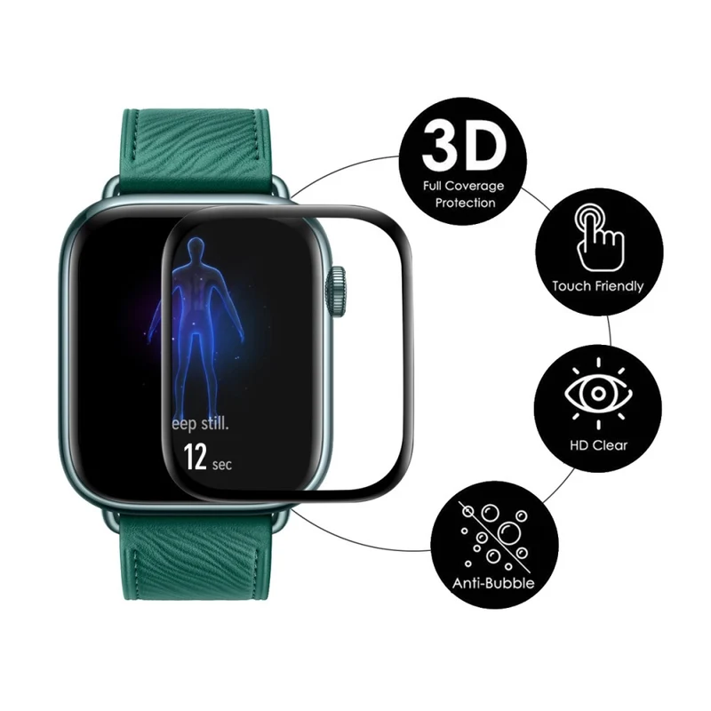 Honor Watch 5 Silikon 3D Gekrümmt Displayschutz