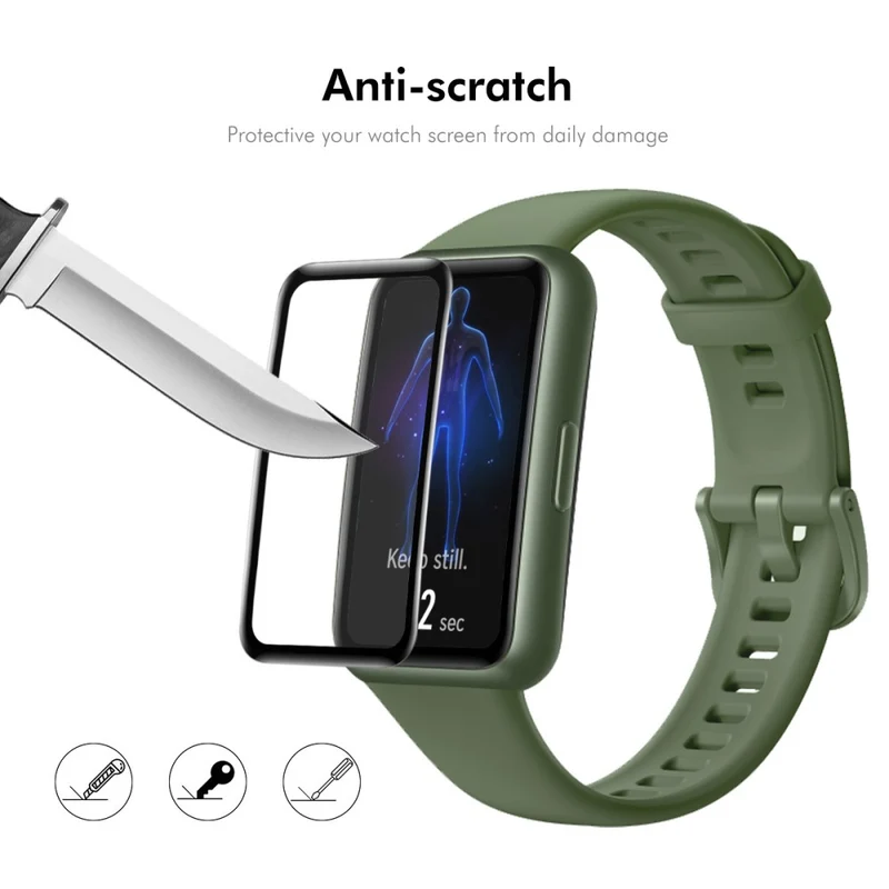 Xiaomi Smart Band 9 Active Silikon 3D Gekrümmt Displayschutz